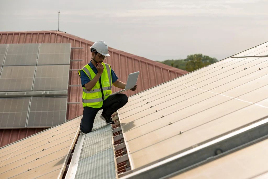 Roof inspection performed by a professional roofing contractor